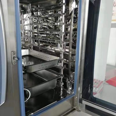 Forno a vapor de combinação elétrica de 6 camadas de aço inoxidável multifuncional 9000/10000/11000