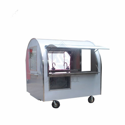 Caminhão de alimentação industrial redondo modelo quadrado personalizado para eixos únicos / duplos de 3,5 m