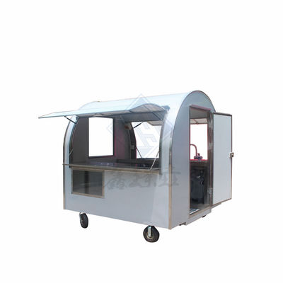 Caminhão de alimentação industrial redondo modelo quadrado personalizado para eixos únicos / duplos de 3,5 m