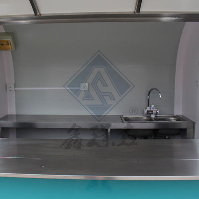 Caminhão de alimentação industrial redondo/quadrado com eixos simples/duplos e design personalizado