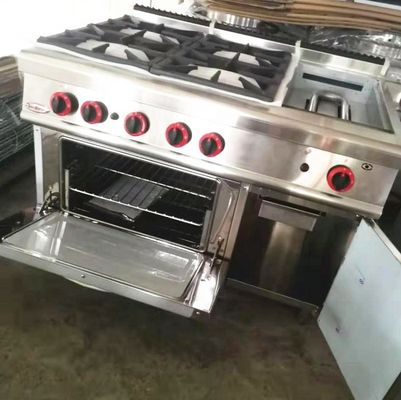 Melhore a sua experiência de cozinha com 4 fogões a gás Combinado Grill e forno de cozimento