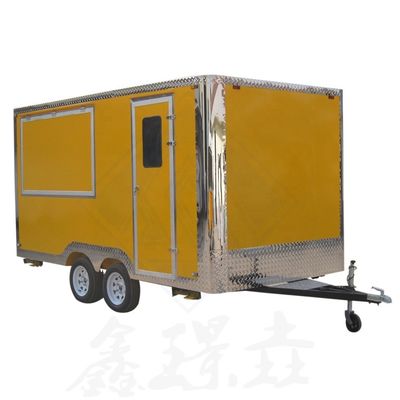 Caminhão de Trailers de Serviços de Alimentos 600 Móvel Industrial Personalizado com Canopy Square Mobile