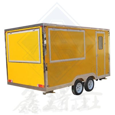Caminhão de Trailers de Serviços de Alimentos 600 Móvel Industrial Personalizado com Canopy Square Mobile