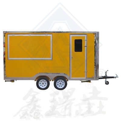 Caminhão de Trailers de Serviços de Alimentos 600 Móvel Industrial Personalizado com Canopy Square Mobile