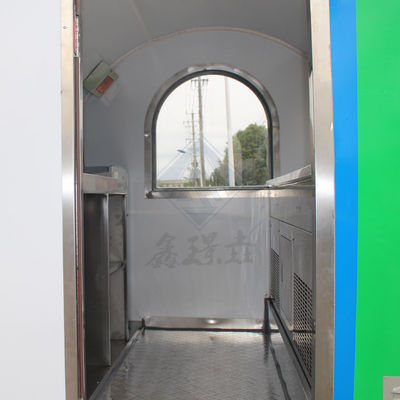 Caminhão de alimentação móvel de modelo redondo e quadrado industrial personalizado 2.8M Single/Double Axles