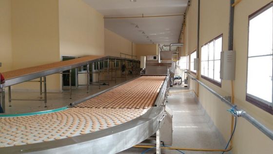 Forno automático de 400 túneis multifuncional de 10 m de alta produção para biscoitos industriais