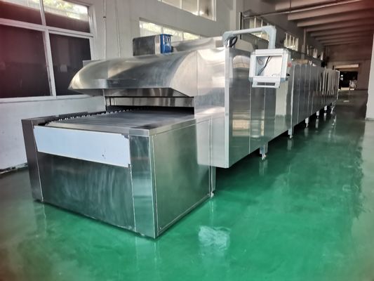 Forno automático de 400 túneis multifuncional de 10 m de alta produção para biscoitos industriais