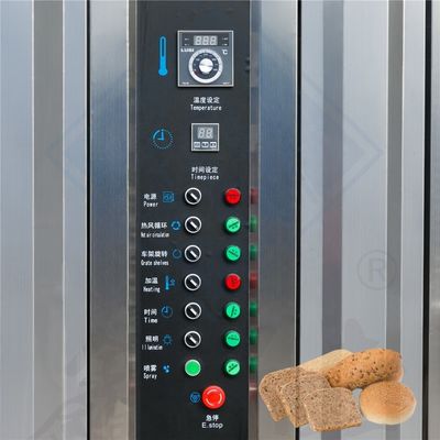 Máquina de panificação elétrica de um passo para biscoitos bolos e pão 16/32/64 bandejas Capacidade