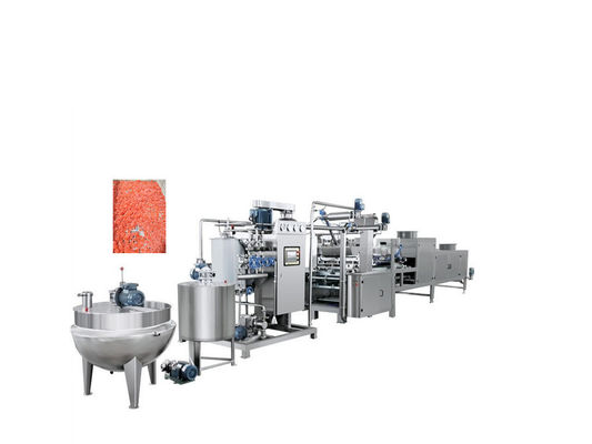 Máquina de fabricação de doces automática de urso de 150 kg/h com função avançada