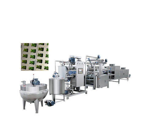 Máquina de fabricação de doces automática de urso de 150 kg/h com função avançada