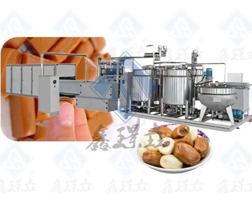 Linha de produção de xarope de doces de gelatina de pectina de grande capacidade para fonte de energia 220V/380V