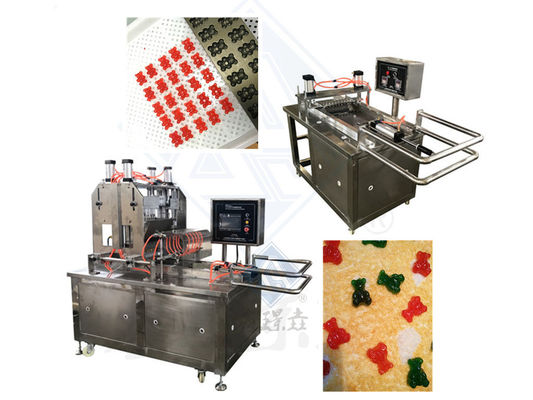 Máquina de doces de 50 kg/h para alta produção de doces de ursinho gomoso e geleia em Xangai