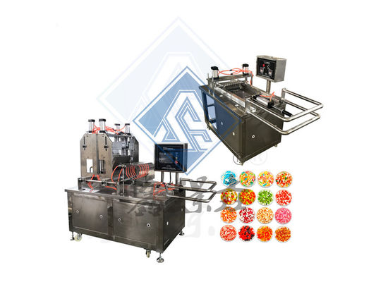 Máquina de doces de alta produção de 500 kg para produção de pirulito e ursinho de goma em Xangai
