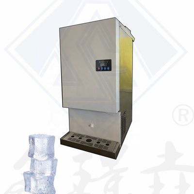 120 kg/dia Máquina automática de fazer cubos de gelo de aço inoxidável 304 Máquina de gelo industrial inteligente