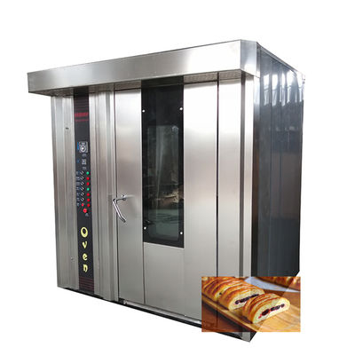 Máquina de processamento de alimentos 32 bandejas bom biscoito elétrico bolo pão de uma só vez padaria rotativa