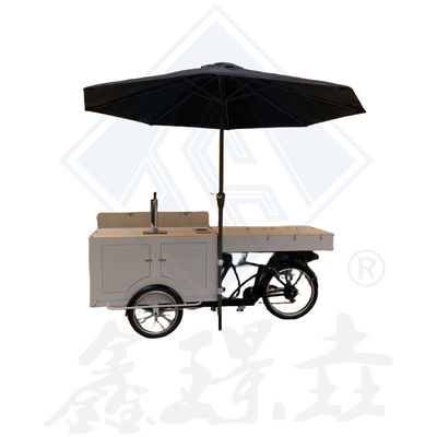 Pequenas mercadorias Função de máquinas Vender ruas de comida de rua 3 Bicicleta para pão frutas