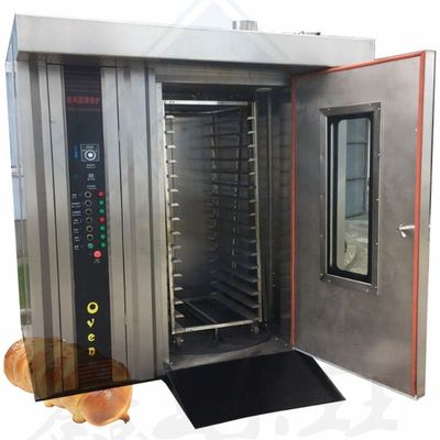 1800*2000*2200mm Tamanho Electric Biscuit Cake Pão Rotativo Gas Industrial Forno de Forno
