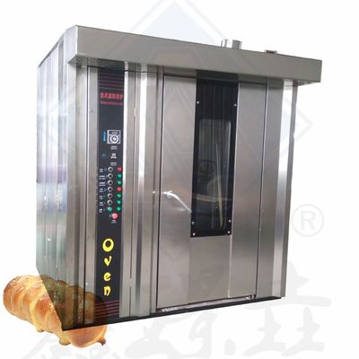 1800*2000*2200mm Tamanho Electric Biscuit Cake Pão Rotativo Gas Industrial Forno de Forno