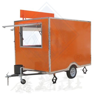 Single/Double Axles Design 300 Food Truck Móvel com Canopy Industrial personalizado