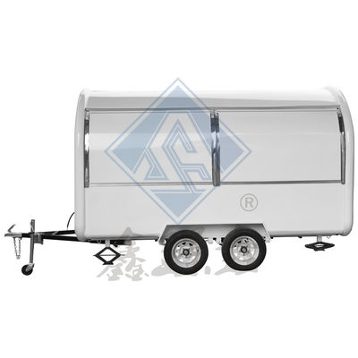 Caminhão de alimentação móvel com modelo redondo e eixos simples/duplos