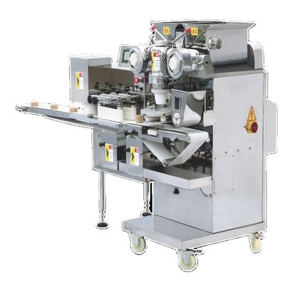 Máquina de incrustação para enchimento de falafel de cores duplas