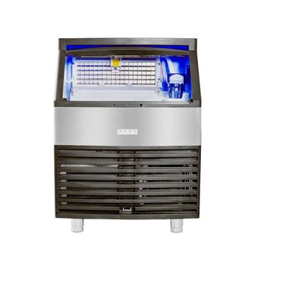 280P 127kg/dia Máquina automática industrial para fazer cubos de gelo com tensão 220V e fácil operação