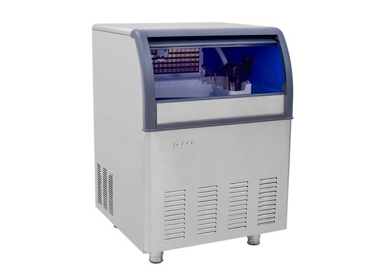 220P 100 kg/dia Fabricante de cubos de gelo refrigerados a água para produção de gelo em ambientes comerciais