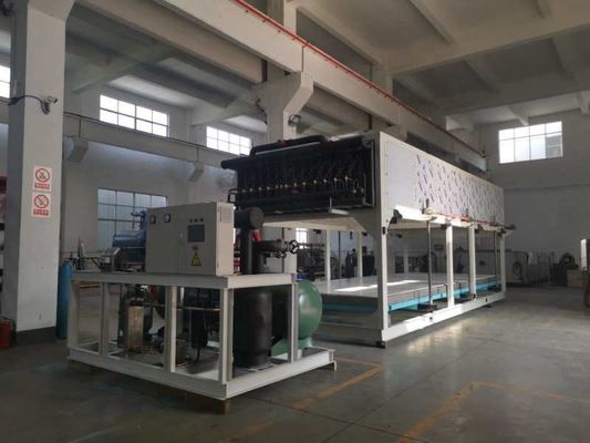 Máquina de fabricação de blocos de gelo comercial com compressor industrial 1230x930x2040mm Tamanho