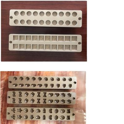 Linha automática de produção de doces de goma de aço inoxidável para chupa-chupas de cores duplas