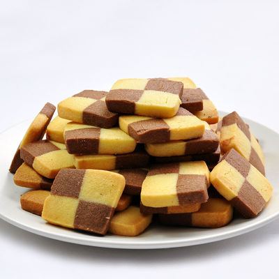 Linha de produção de biscoitos de incrustação e moldagem de alta produtividade com corte de pinça