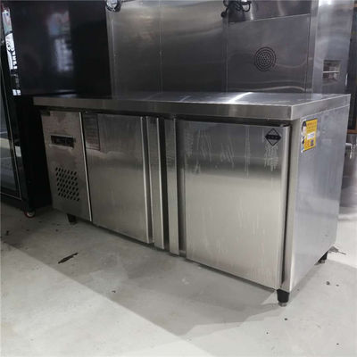 50-300L Capacidade de aço inoxidável 4 gaveta frigorífico armário mesa de trabalho contador top 110V