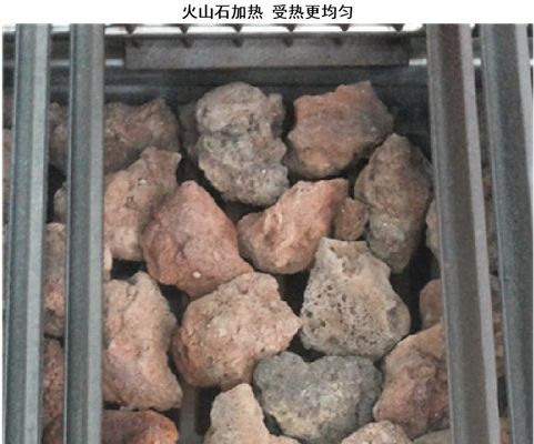Grelha comercial de pedra de lava a gás com armário e dispositivo de segurança contra chamas em Sliver