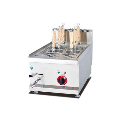 Elegante Cozinha de pasta a gás de aço inoxidável para equipamentos de cozinha de restauração