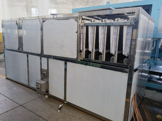 Home 10 toneladas de água de refrigeração máquina de gelo cubo máquina de gelo com capacidade de armazenamento de gelo 1000kg
