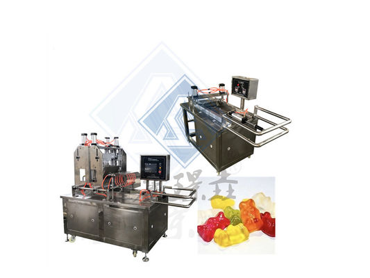 Máquina de Fabricação de Doces Gummy Bear de Alta Produção com 1.5KW de Potência e 220V de Voltagem