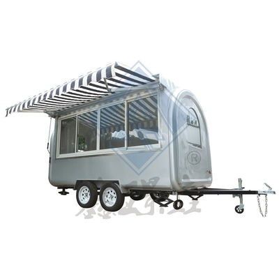 Nice Design Mobile Modelo Redondo Industrial Personalizado Móvel com Canopy Coffee Food Truck