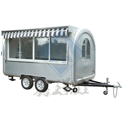 Nice Design Mobile Modelo Redondo Industrial Personalizado Móvel com Canopy Coffee Food Truck