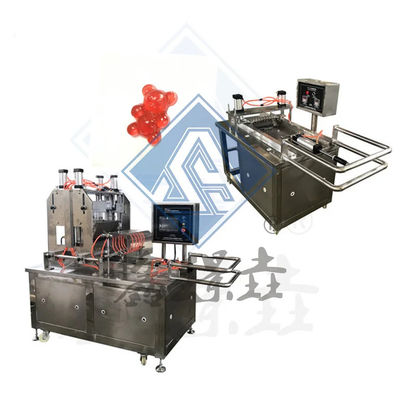 Máquina automática de fazer doces para caramelo de urso de goma em Xangai