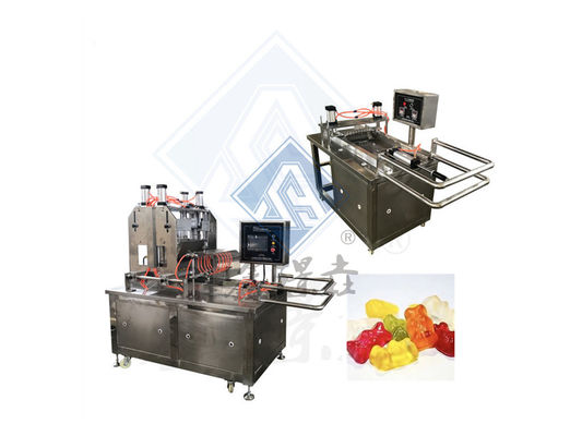 Máquina automática de fazer doces de caramelo do Shanghai Gummy Bear Candy Factor