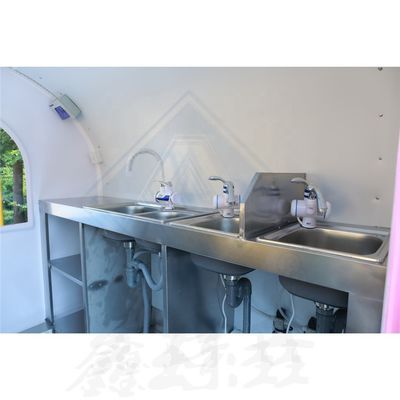 Caminhão de alimentação móvel com cozinha completa e 320*180*220 dimensões
