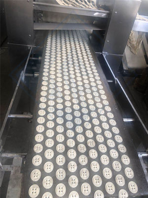 Forno de túnel elétrico para pão de grande potência e linha de produção de biscoitos de cores duplas