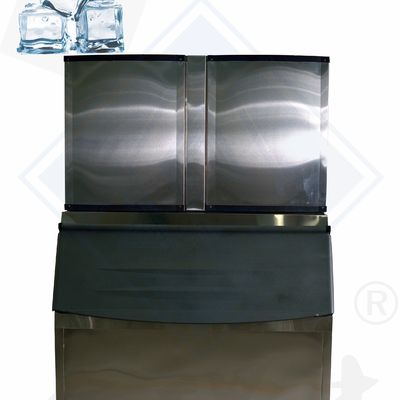 Máquina de fabricação de cubos de gelo industriais 60kg Fornecimento de energia 380V/220V 4.5KW Potência de entrada
