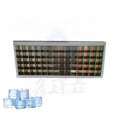 Lojas de alimentos e bebidas Evaporador de gelo 5x14 em fabricante automático de cubos de gelo industrial comercial