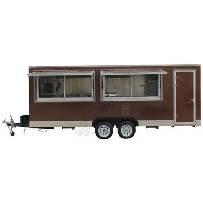 Função de lanche de venda automática 580CM Single/Double Axles Mobile Hot Dog Coffee Food Truck