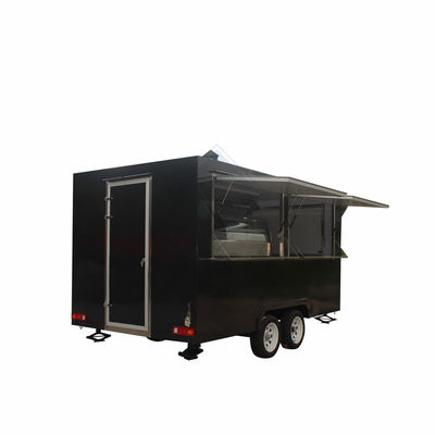 Outdoor Street Vending 400CM Single/Double Axles Food Truck Móvel com Design Bonito