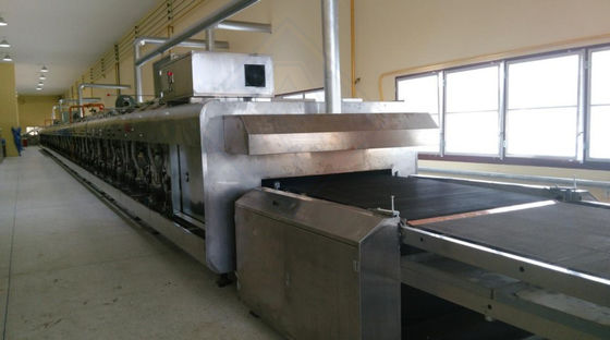 Forno de túnel elétrico de alta produtividade para produção de biscoitos moles variados