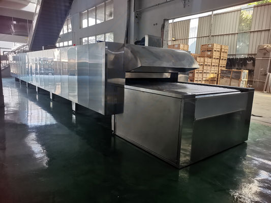 Forno de túnel elétrico de alta produtividade para produção de biscoitos moles variados