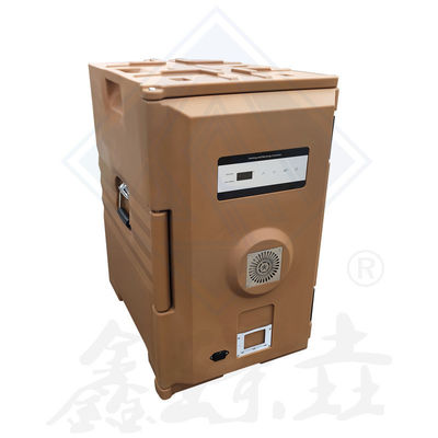 Caixa isolada de moldagem rotativa de 120L com aquecedor e aquecedor de alimentos PE de aço inoxidável