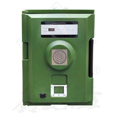 Caixa isolada de moldagem por rotação sem placas para restaurante servir chafing dish 110V