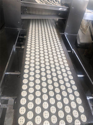 Linha de produção de máquinas de fabricação de biscoitos com forno de túnel Opções múltiplas no mercado